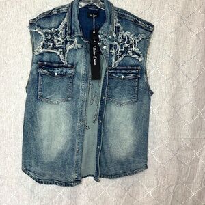 Men’s Jean vest